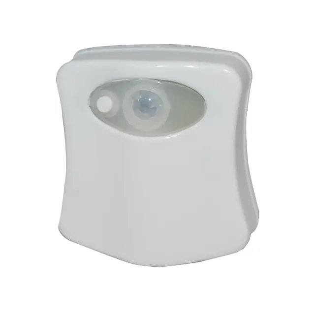 Suyi Pot cuvette Toilette Veilleuse 8 LED avec changement de couleur et  détecteur de mouvement