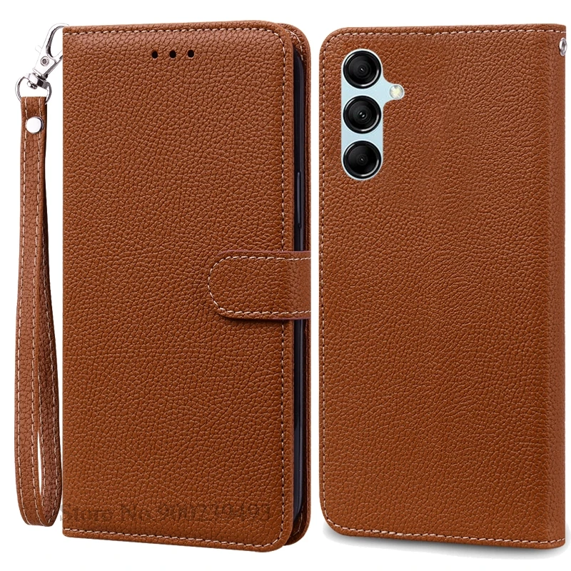 Leather Wallet Flip Phone Case - Premium Cover for Samsung Galaxy M55 5G