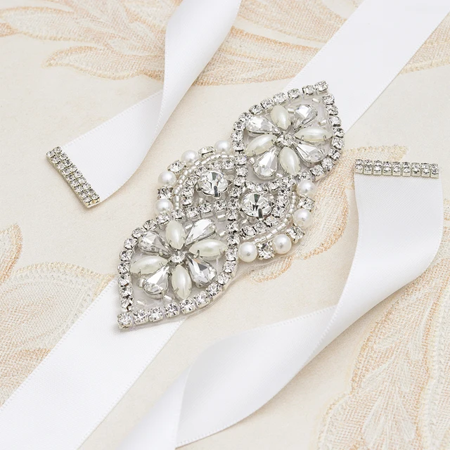 MissRDress Handmade Bridal Cuff Bracelet Rhinestone Silver Jeweled Wedding Cuffs Bridals Bracelets JK844 silver rhinestones