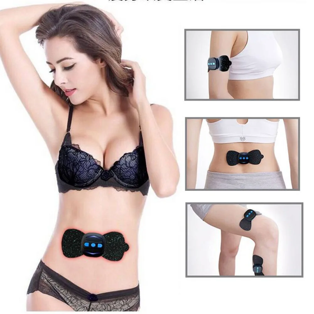 Mini USB ElectricTens Acupuncture Low Frequency Current Pulse Massager Pads for Shoulder Neck Waist Arm Legs