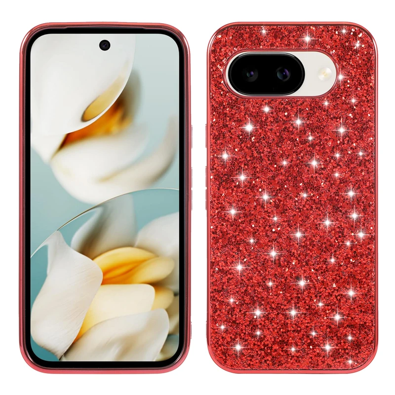 Sparkling Diamond Glitter Frosted TPU Shock-Absorbing Phone Case