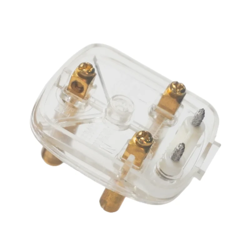 15A India South africa Wiring power cord plug BS546 removable cable Connector Detachable power plug Type M