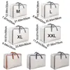 Bedding Storage Bag Wardrobe Organization Large Capacity Transparent Storage Box Mattress Duvet Quilt Clothes Storage Bag 6