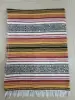 Mexican Blanket Travel Striped Rainbow Beach Blankets Mat for Beds Outdoor Picnic Sofa Cover with Tassel 3