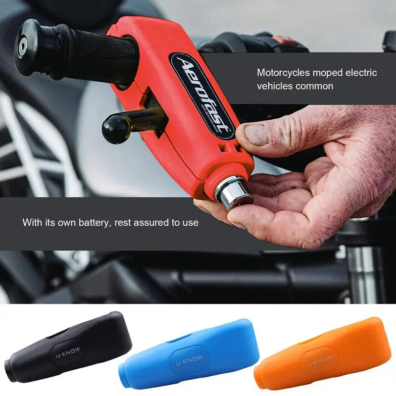 

Motorcycle Handlebar Lock Electric Vehicle Scooter Bicycle Safe Anti Theft Accelerator Brake Lock Grip Lock Security Tool