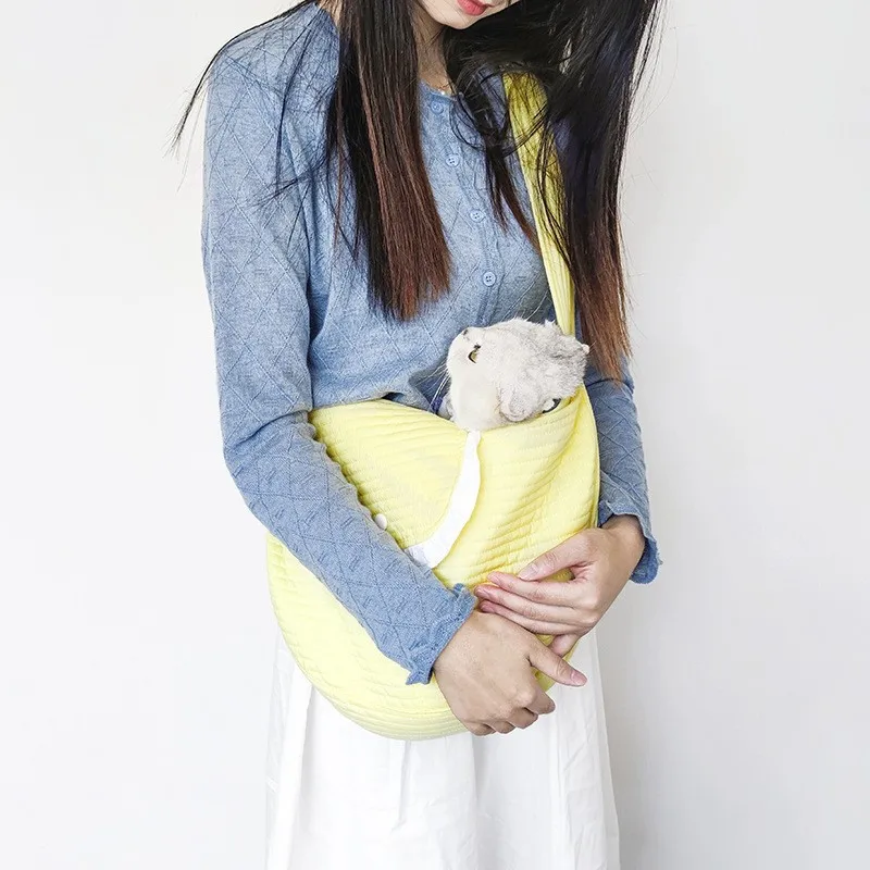 TOPETSPortableCanvasbagforSmallDogCatsPetSlingBagswithCover