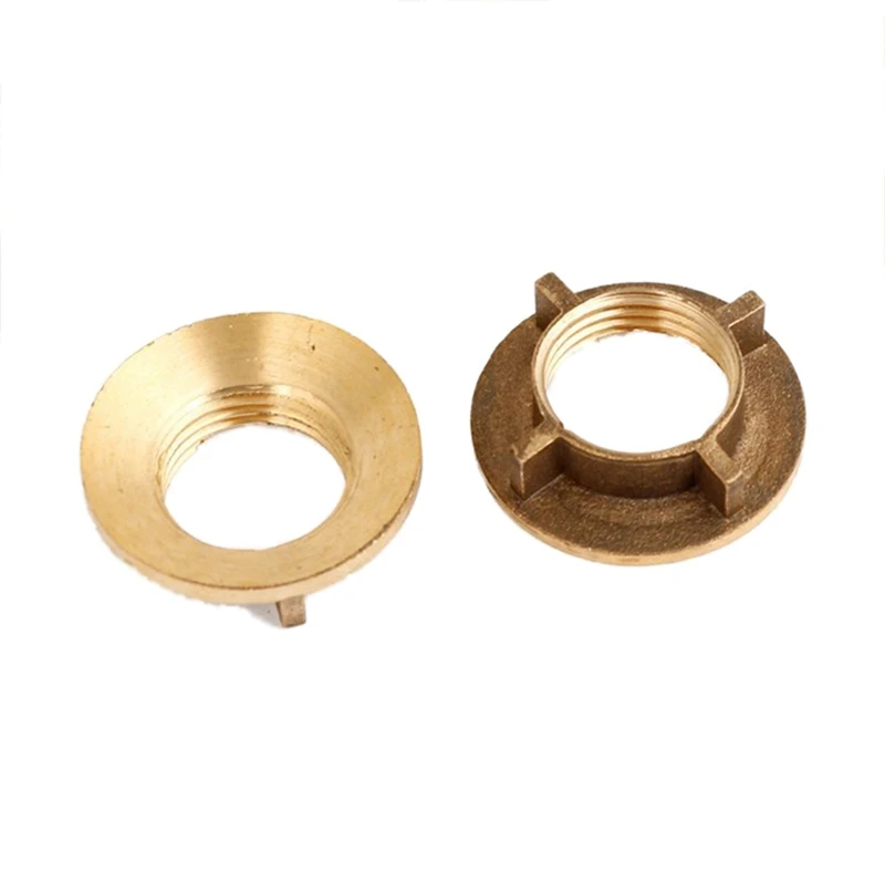 

30 Pcs Gold Tone Brass 1/2 Inch PT Threaded Household Water Tap Faucet Nuts