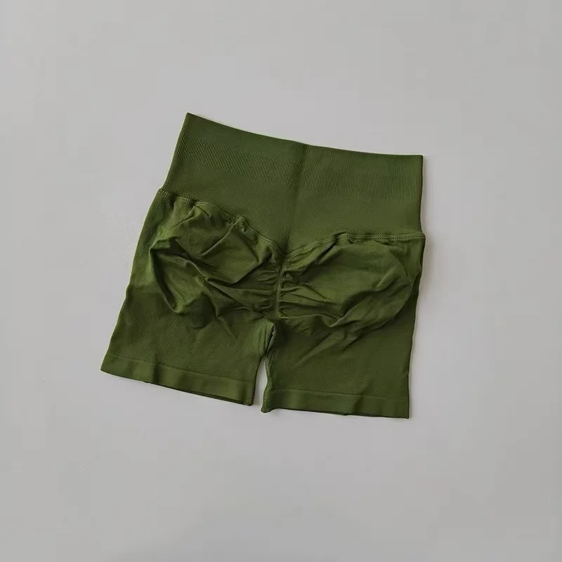 하이웨이스트 요가 팬츠 피트니스 팬츠 여름용 고탄력 허벅지 트레이닝 피치힙 리프팅 운동 3부 반바지