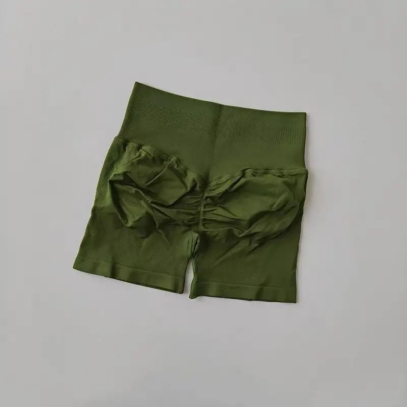 Women Fitness Workout Shorts Yoga High Waist Lift Butt Fitness Shorts Gym Running Sportswear Women Push Up Gym Leggings - Image 6