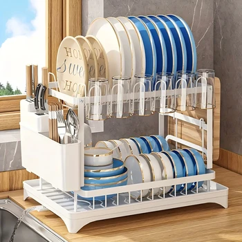 Double-Layer Kitchen Storage Rack 1