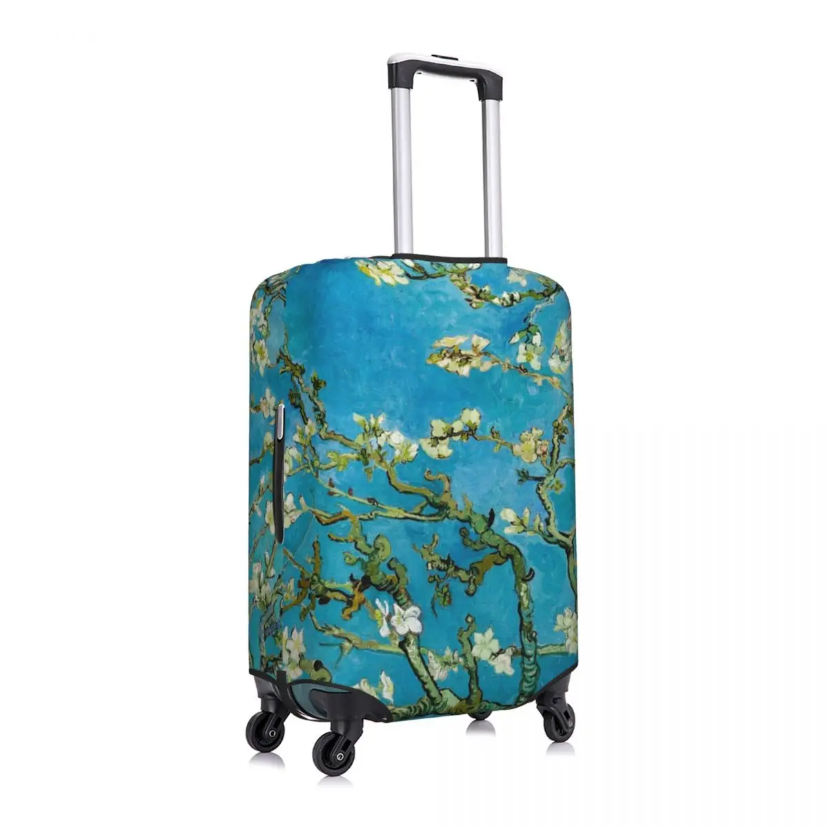 Almond Blossom Suitcase Cover Vincent Van Gogh Travel Protector Holiday Useful Luggage Case 3