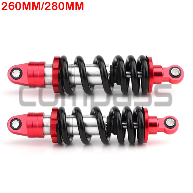 260mm 280mm Aluminum alloy Shock Absorber Rear suspension For Pit bike/Dirt bike motorcycle 4pcs shock absorber aluminum alloy replacement for 1 24 axial scx24 axi90081 rc car