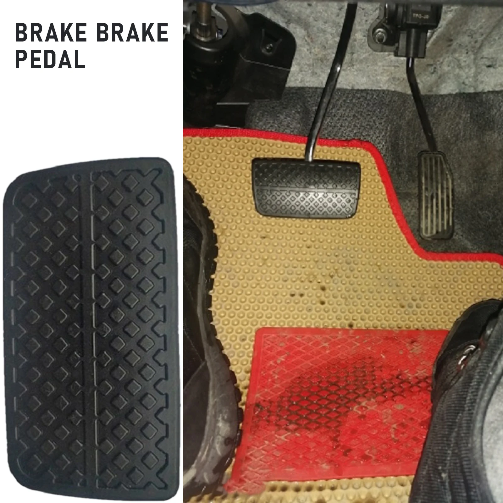 Car pedal cover 1 Pc rubber clutch pad fit for Honda Fit Jazz