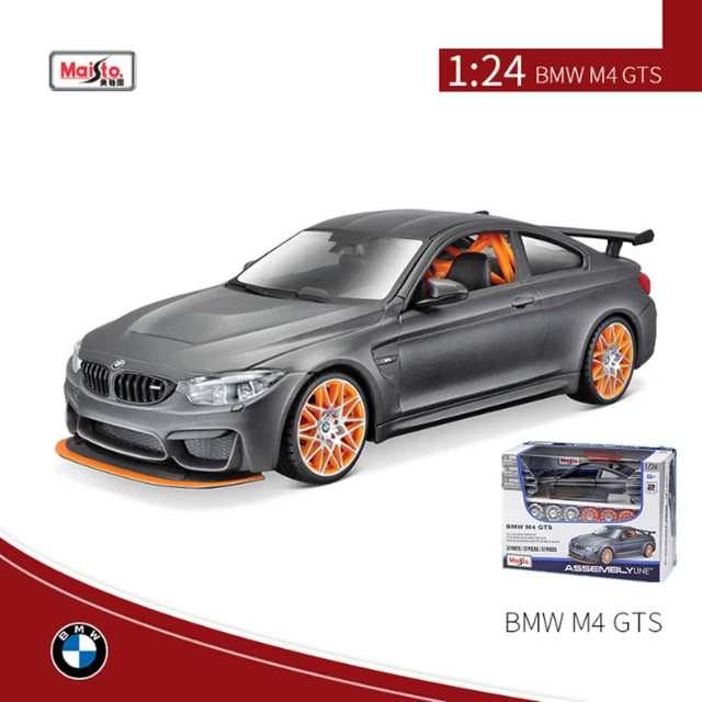 Bmw M45bmw M4 Gts 1:24 Diecast Model Car - High Simulation Alloy