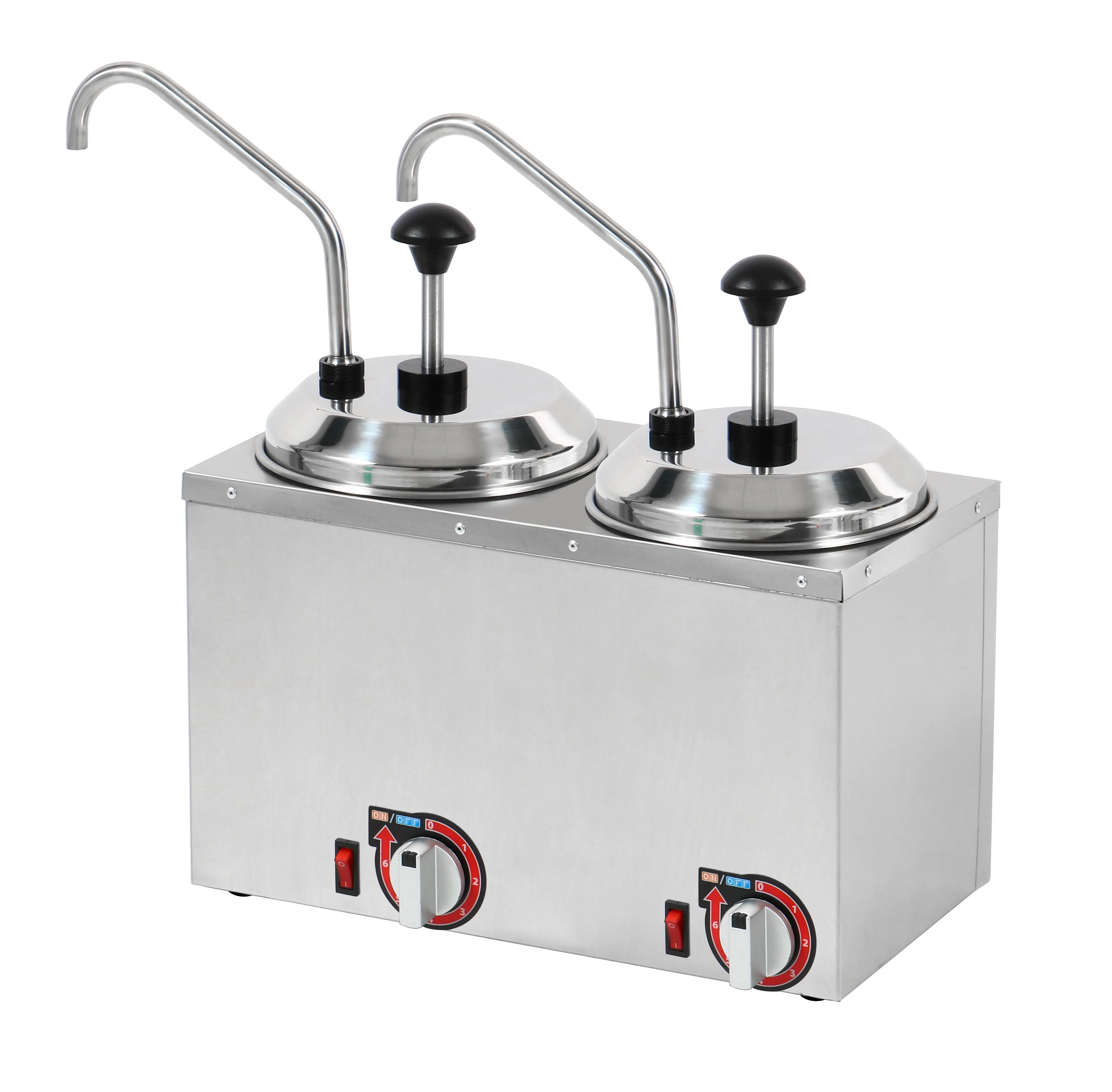 Electric Fudge Sauce Butter Dispenser With Pump Commercial Jam Warming Machine Nacho Cheese Warmer Chocolate Melting Maker 2