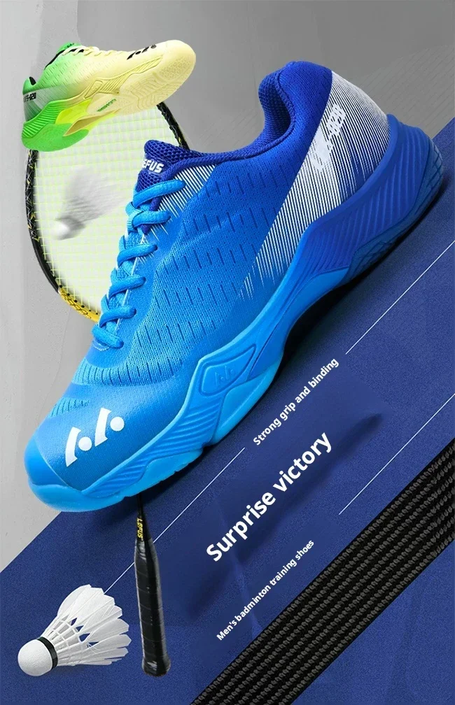 Description Picture 3 of itemSports Shoe Rubber Sole Non-slip Table Tennis Volleyball tennis Training Shoes Large Fashion Lightweight Badminton Professional