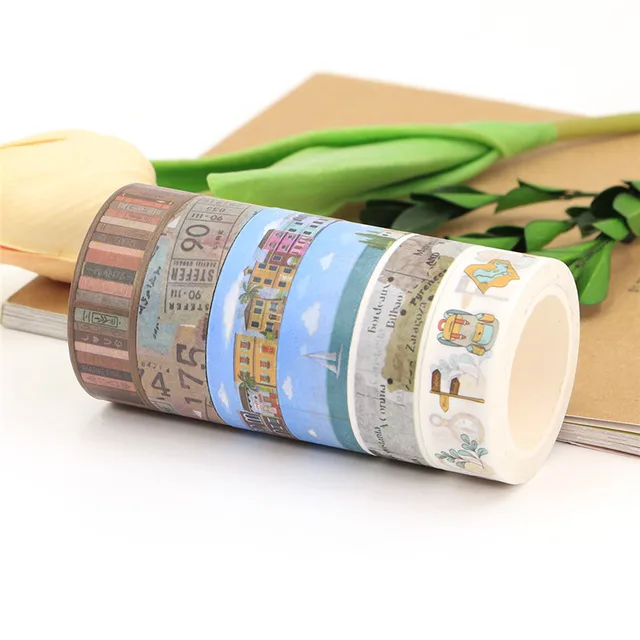Set Washi Tape 36 Rotoli - Nastri Adesivi Decorativi Per Diari, Scrapbooking E Regali - Foto 8
