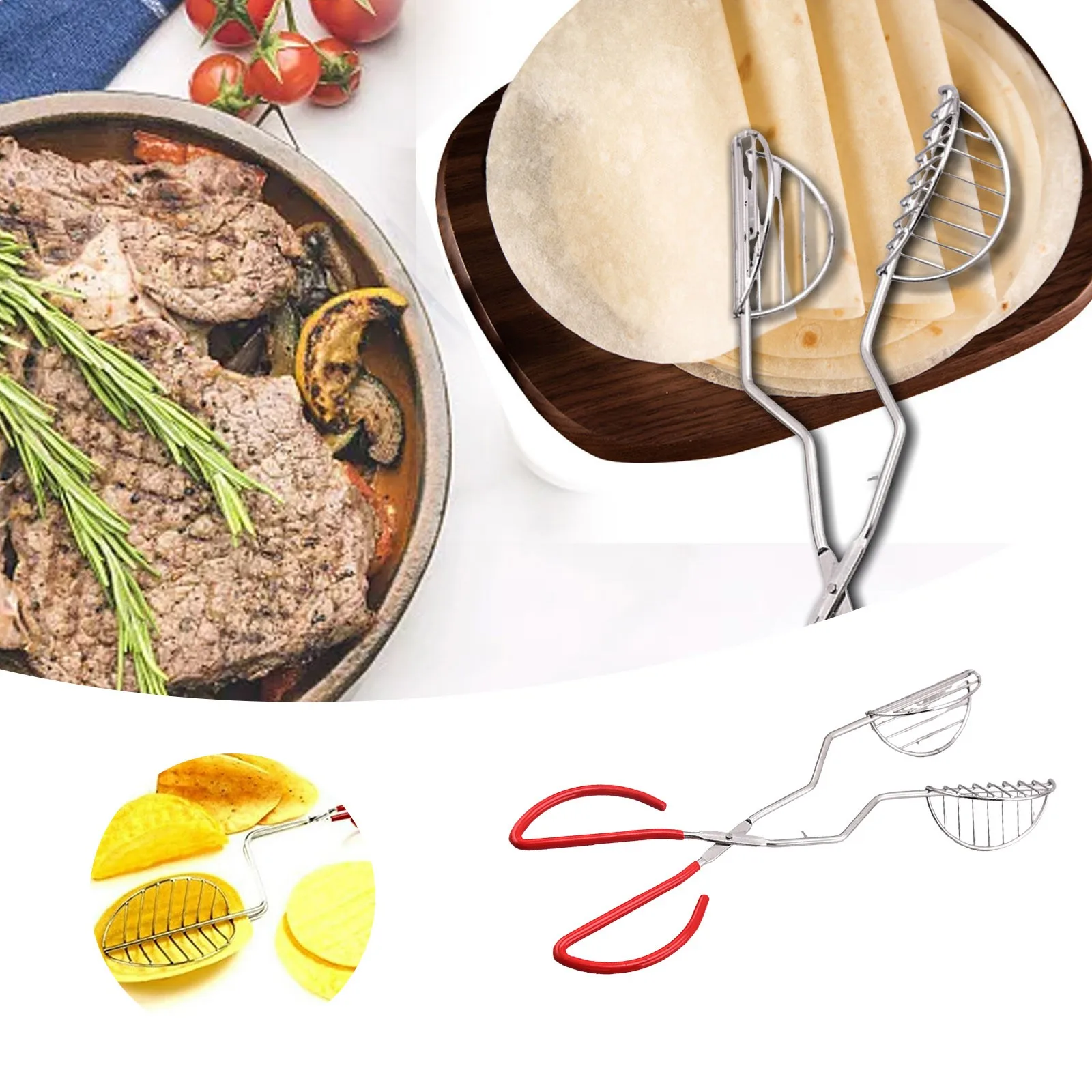 Deep Fryer Gadgets The Maker Crisp Food Clips 1pc Kitchen Supplies Maker Crisp Deep Fryer Gadget Food Clips Kitchen Tools