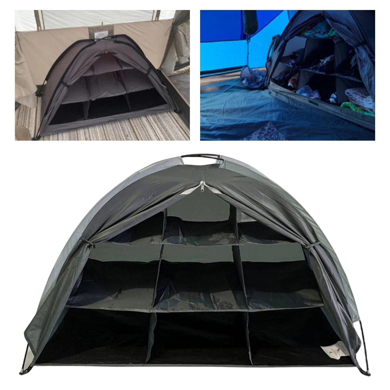 Camping Shoes Storage Organizer 9 Shelf Collapsible Rv Tent Clothes  Organizer For Outdoor Travel Backpacking Hiking Accessories - Outdoor Tools  - AliExpress