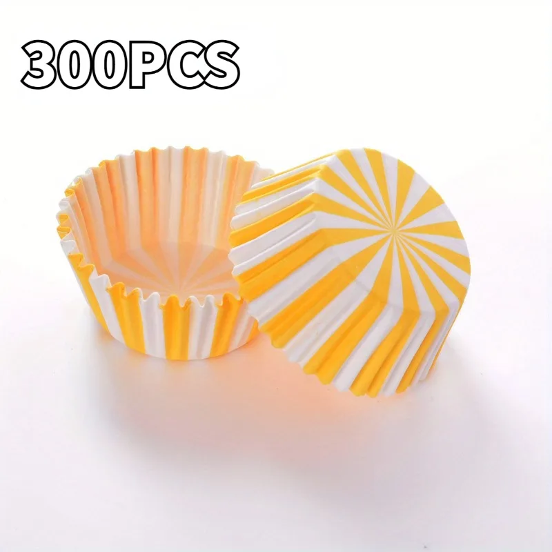 300 יחידות כוסות מאפה צבעוניות לעוגות וקינוחים, אידיאליות ליומולדת, חתונה, מסיבת תינוקות וחגים
