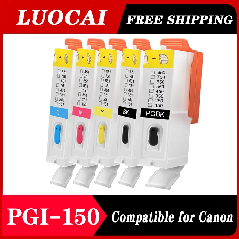 

Картридж для принтера Canon PIXMA MG5410 MG5510 MG5610 MG6410 MG6610 IP7210 MX721 IX6810 PGI 150 CLI 151