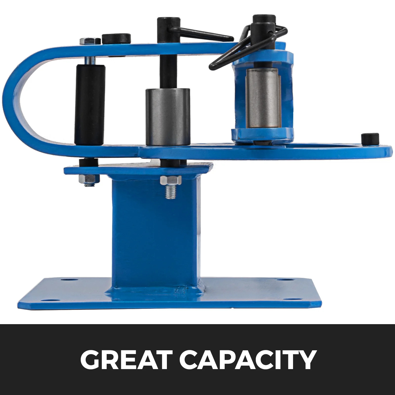 SucceBuy Pipe Bender YP-9 Manual Bench Steel Tube Bending Kit w/ 7Dies 1-3in Multifonction Compact Flat Bar Rod Brake Bends Tool