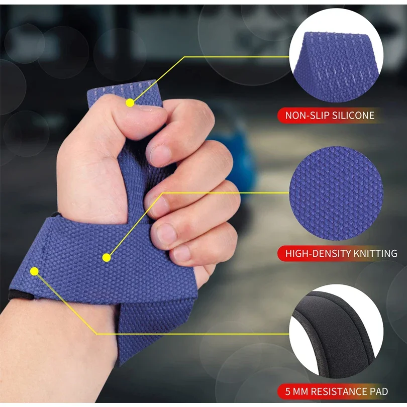 Weightlifting Wrist Support Straps For Gym Strength Training_voghion.com