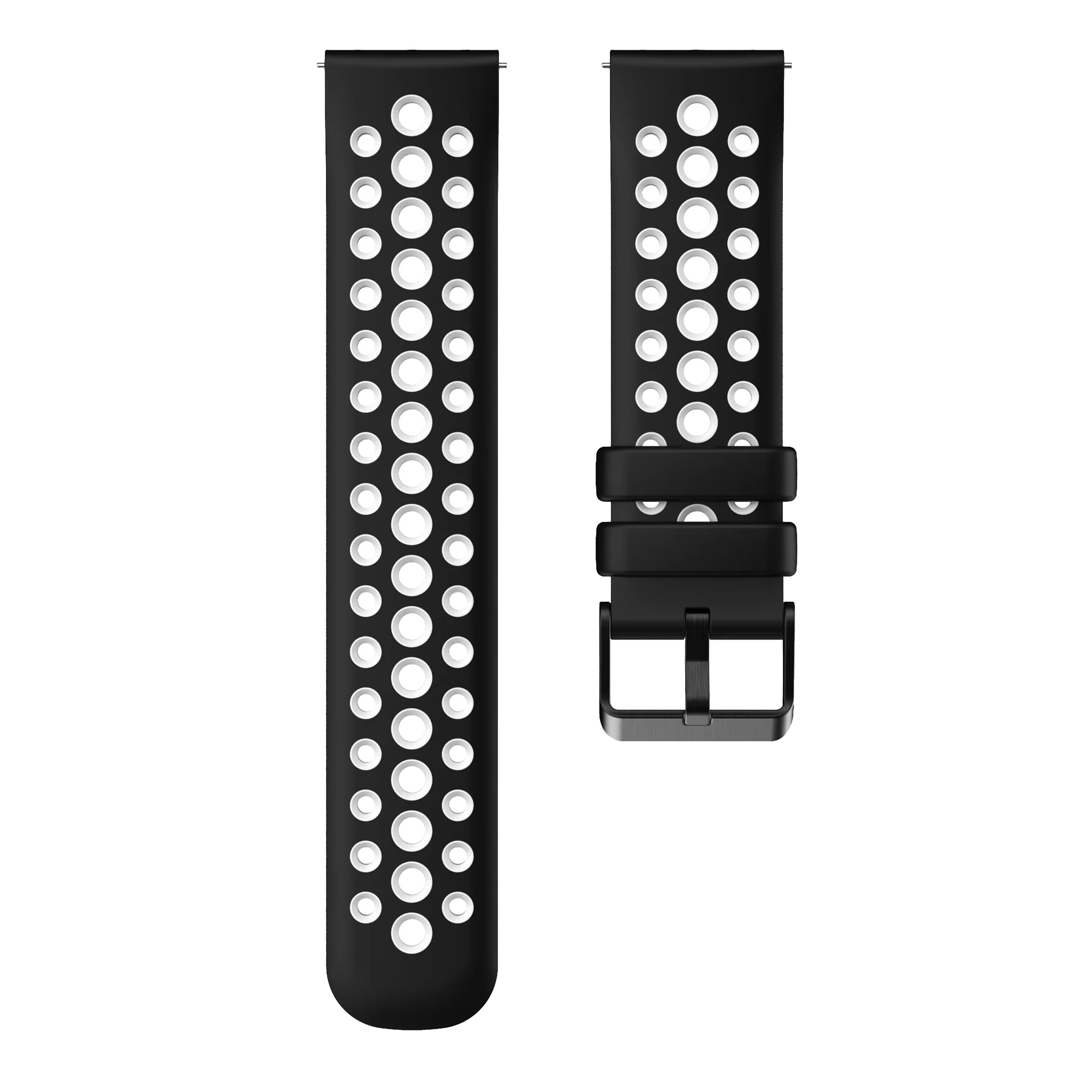 Breathable Two-Tone 22mm Sports Strap