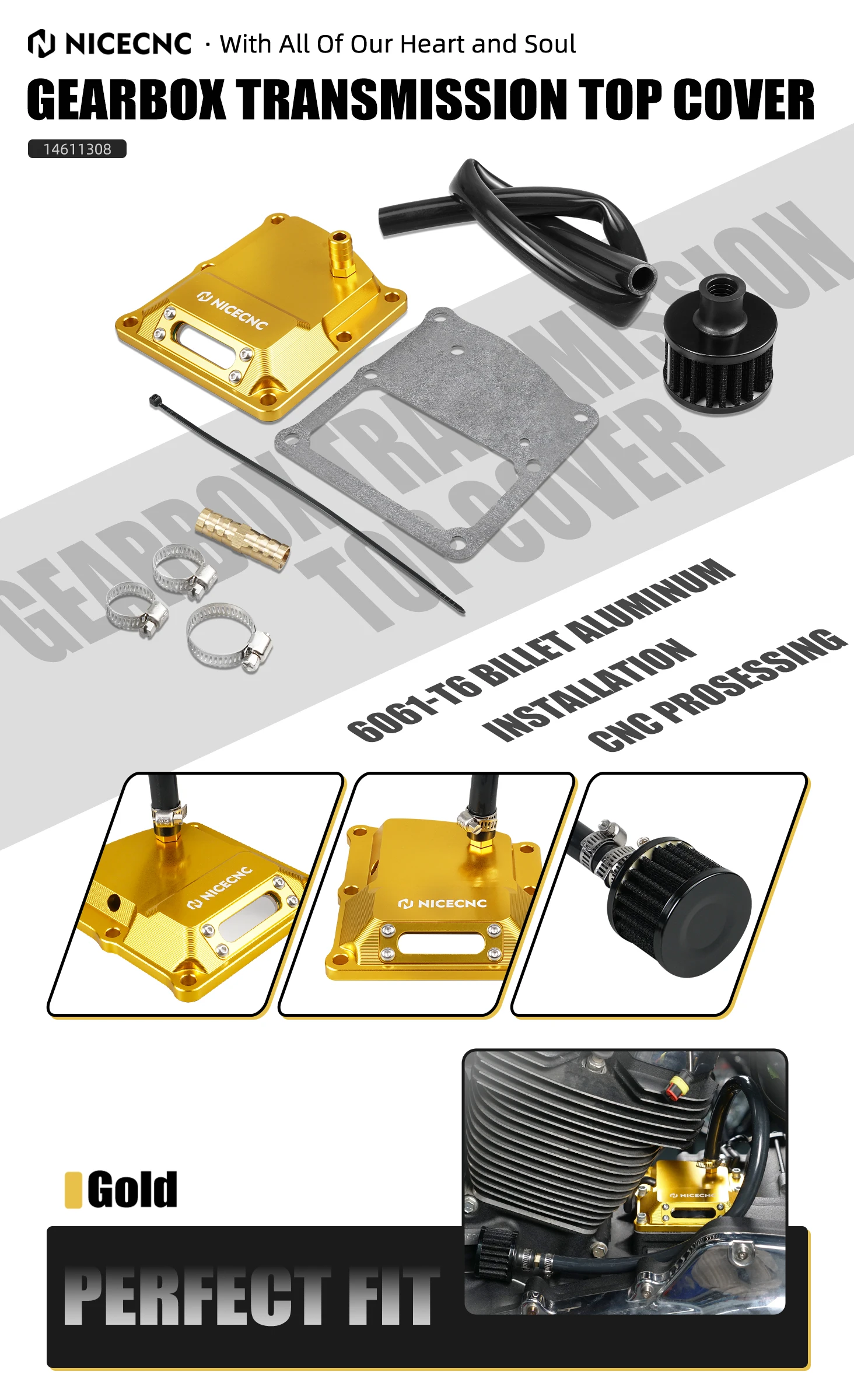 Für Harley M8 Motor Street Glide FLHX /Special 17-24 Belüftete Getriebe-Abdeckung Road King FLHR Road Glide Fat Boy Low Rider – Detail 9