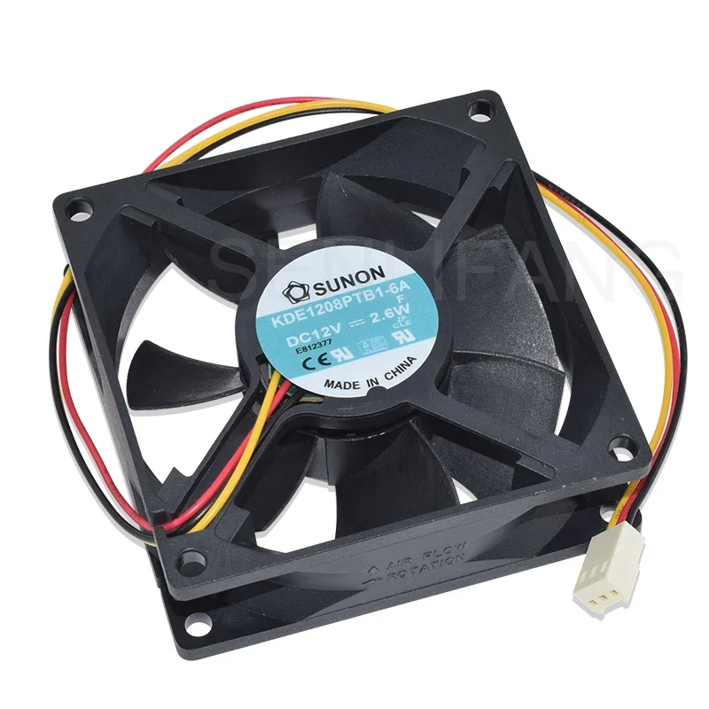 

KDE1208PTB1-6A 8025 12v 2,6 w 3 провода Охлаждающий вентилятор 80*80*25 мм