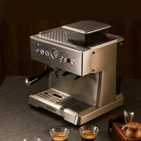 Integrated Grinding Coffee Machine for Home,Semi-automatic Milk Frothing Espresso Machine,Can Continuous Extraction of Coffee 1