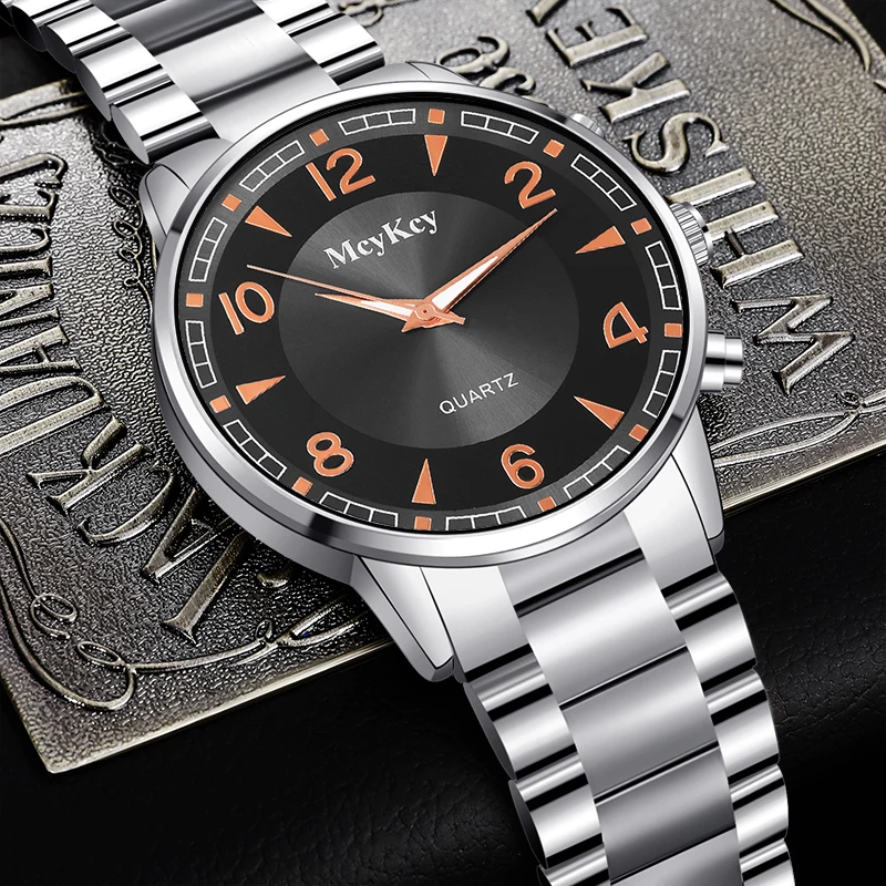 

2023 New Famous Men Luxury Brand Watch For Mens Full Stainless Steel Casual Quartz Watches Men Business Wristwatches Male Clock