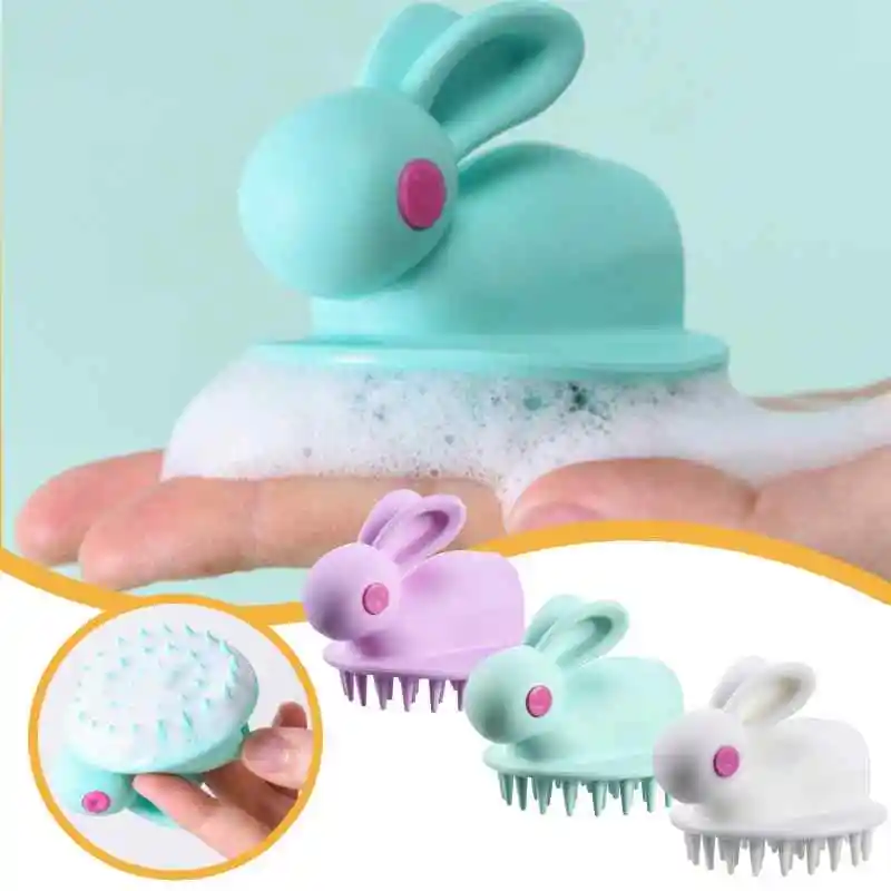 

Silicone Shampoo Scalp Hair Massager Head Body Scalp Massage Brush Comb Hair Washing Comb Shower Brush Bath Spa Massage Brush