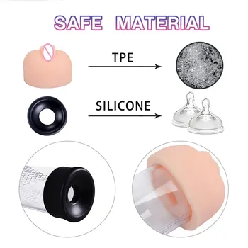Accessories For Penis Pump Cylinder Penis Extender For Men Penise Enlargement Vacuum Pump Ring Replacement Sleeve Flask Part 6