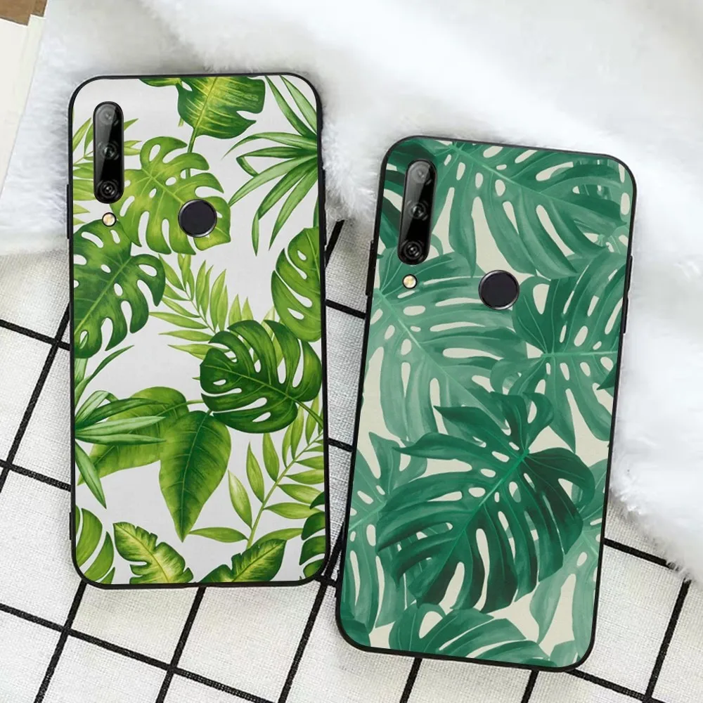 

leaf painting Phone Case For Huawei Honor 10 lite 9 20 7A pro 9X pro 30 pro 50 pro 60 pro 70 pro plus