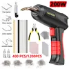 200W Hot Welding Machine Repair Auto Body Bumper Plastic crack Tool Kit With Welding Nail 2 in 1 Plastic Welder Gun 1