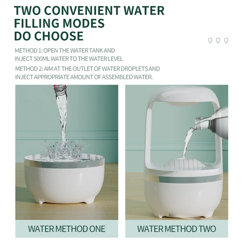 Portable 500ml Antigravity Humidifier Essential Oil Anti-gravity Diffuser Usb Air Anti Gravity Water Drop Humidifiers