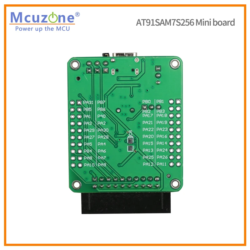 Mini Placa Kit de Desenvolvimento Arm7 7s256 Sam7s256 Usb para Baixo Jtag Microchip Atmel At91sam7s256 - Imagem 4