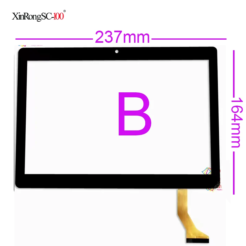 Sostituzione del sensore digitalizzatore touchscreen capacitivo per tablet ANCEL X6 X7 da 10,1 pollici, strumento diagnostico professionale OBD2 - immagine 2