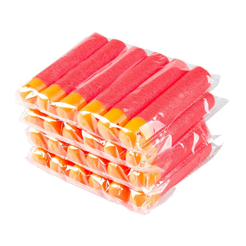 YAAVAAW 60 stuks grote rode mega bullets foam darts, 9,5 cm navulling grote kogels, mega-dartpijlen voor Nerf N-strike Elite Mega Bullets Series Blasters Kids Toy Gun Darts