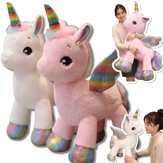 Jouet en peluche de licorne, ailes scintillantes fantastiques, ailes de  mouche de corne, jouets en peluche