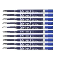 Premium Gel Ink Cartridges - Set of 10, Assorted Sizes, European Standard Office Supplies (10pcs 0.5mm blue)
