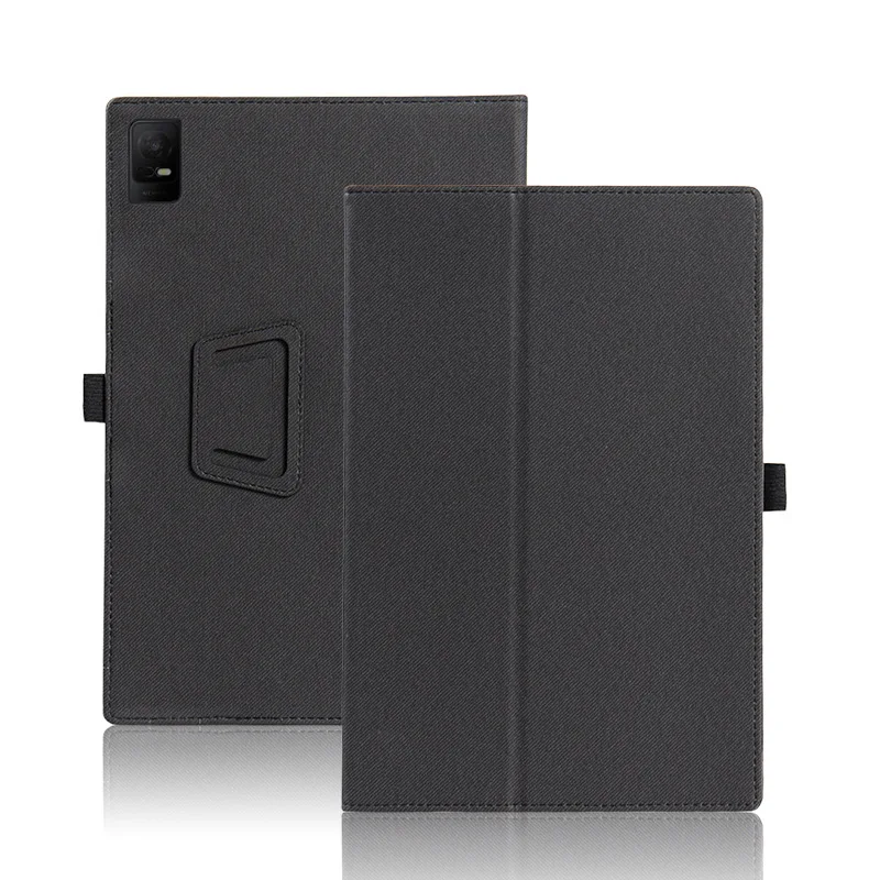 Premium PU Leather Magnetic Folio Stand Case with Hand Strap