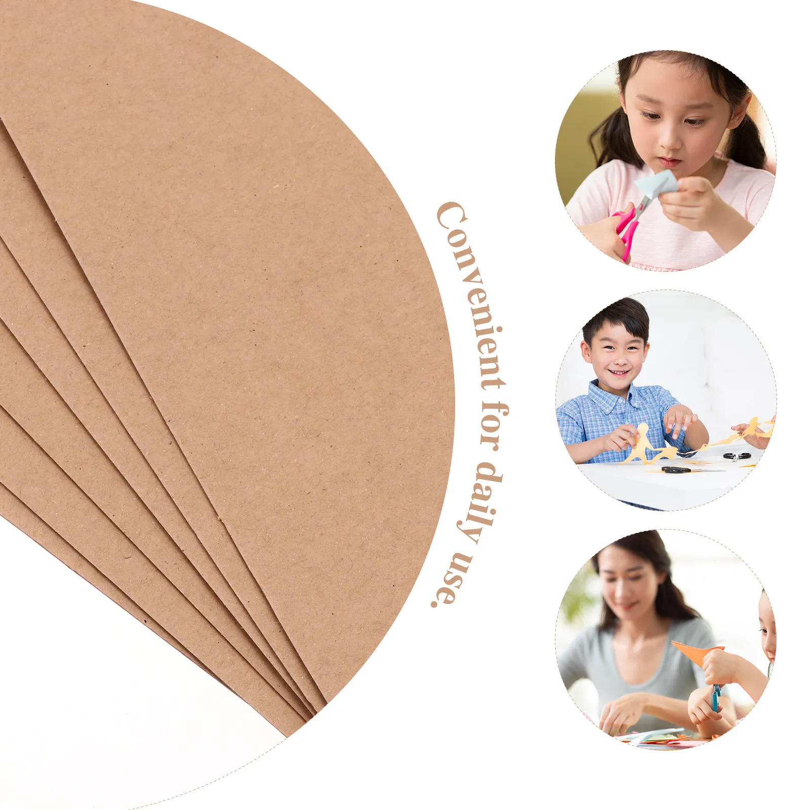 20Pcs 플랫 크래프트 종이 판지 시트 A3 헤비 듀티 소재 배송 용품에 적합 DIY 공예 프로젝트 음식 꽃
