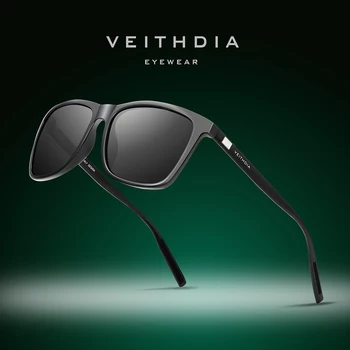 VEITHDIA Brand Sunglasses Unisex Retro Aluminum+TR90 Sunglasses Polarized Lens Vintage Eyewear Sun Glasses For Men/Women 6108 1