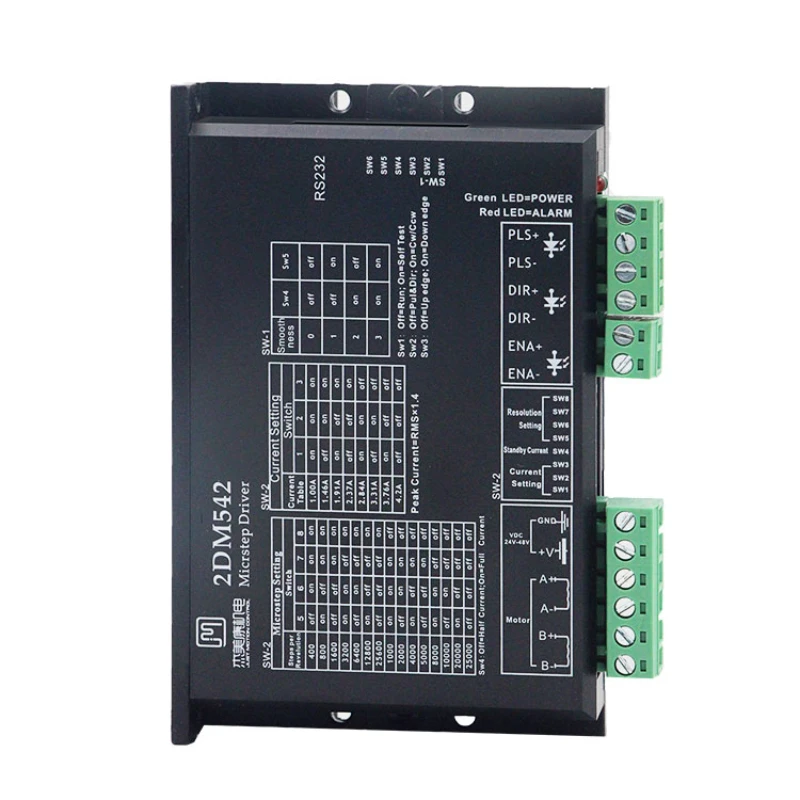 

2 phase CNC Micro Stepper Motor Driver 2DM542-N 4.2A Drive Controller Nema17 Nema23