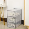 Transparent Plastic Shoes Case Stackable Front Lid Drawer Shoes Organizer Thickened Large Dustproof Moisture-Proof Storage Box 4