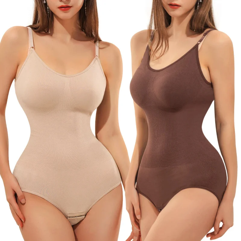 Bodysuit Full Body Shapewear Women's Binders And Shapers Corset Tummy Control Slimming Sexy Push Up Bra Underwear Thongs