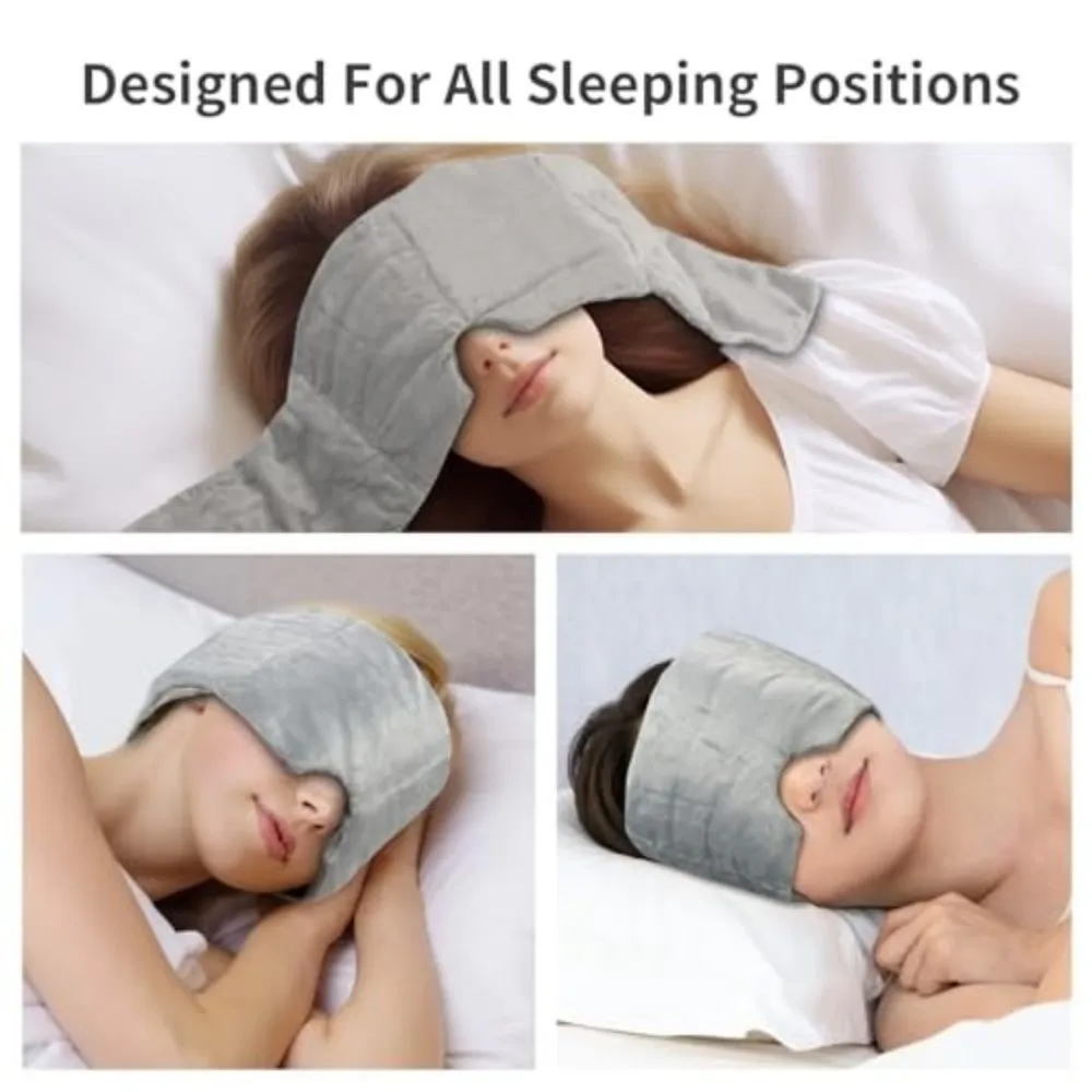 Gift Gentle Pressure Weighted Eye Mask Washable Soft Blackout Eye Mask Light Blocking Sleep Aid Gravity Sleep Mask Meditation