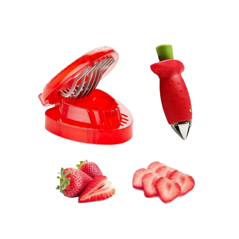 Strawberry Slicer Cutter Corers Strawberry Stem Remover Cherry Tomato